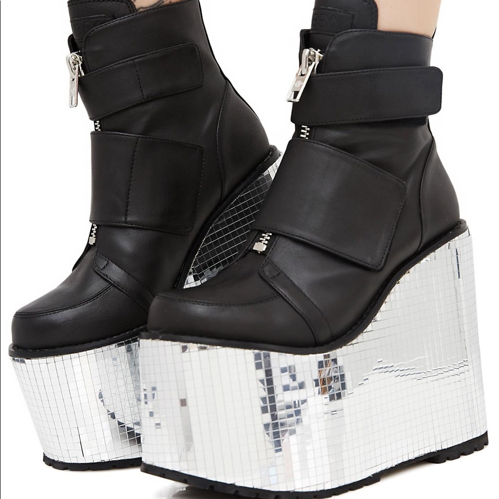Club EXX Platform Disco Boots